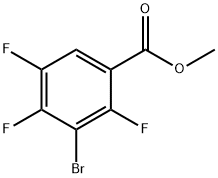 Methyl 3-bromo-2,4,5-trifluorobenzoate 95+% Struktur