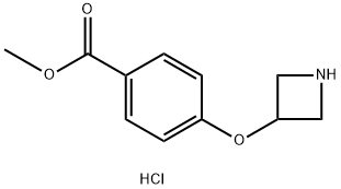 methyl 4-(azetidin-3-yloxy)benzoate hydrochloride Struktur