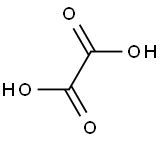 oxalic acid Struktur