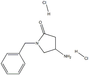 4-Amino-1-benzylpyrrolidin-2-one dihydrochloride Struktur