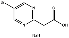 sodium 2-(5-bromopyrimidin-2-yl)acetate, 2055841-00-2, 結(jié)構(gòu)式