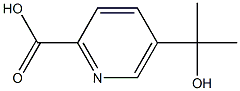 5-(1-Hydroxy-1-methyl-ethyl)-pyridine-2-carboxylic acid Struktur