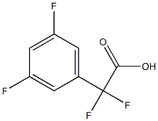 (3,5-Difluorophenyl)-difluoroacetic acid Struktur