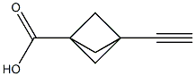 3-ethynylbicyclo[1.1.1]pentane-1-carboxylic acid Structure