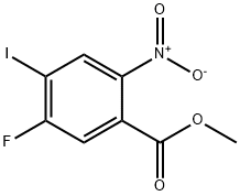 5-Fluoro-4-iodo-2-nitro-benzoic acid methyl ester Struktur