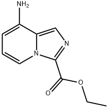 ethyl 8-aminoimidazo[1,5-a]pyridine-3-carboxylate Struktur