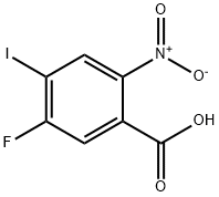 5-Fluoro-4-iodo-2-nitro-benzoic acid Struktur