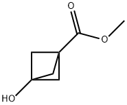 methyl 3-hydroxybicyclo[1.1.1]pentane-1-carboxylate Struktur