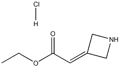 ethyl 2-(azetidin-3-ylidene)acetate hydrochloride Struktur