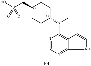 potassium ((1r,4r)-4-(methyl(7H-pyrrolo[2,3-d]pyrimidin-4-yl)amino)cyclohexyl)methanesulfonate|(反式-4-(甲基(7H-吡咯并[2,3-D]嘧啶-4-基)氨基)環(huán)己基)甲基磺酸鉀