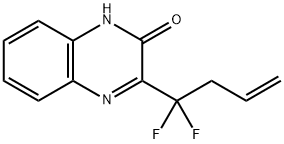 3-(1,1-Difluorobut-3-en-1-yl)quinoxaline-2-ol Struktur