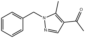 1-(1-benzyl-5-methyl-1H-pyrazol-4-yl)ethan-1-one Struktur