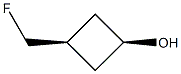 cis-3-(fluoromethyl)cyclobutan-1-ol Struktur