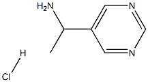 1-(pyrimidin-5-yl)ethan-1-amine hydrochloride Struktur