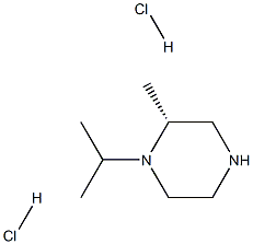 (R)-1-Isopropyl-2-methylpiperazine dihydrochloride Struktur