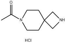 1-{2,7-diazaspiro[3.5]nonan-7-yl}ethan-1-one hydrochloride Struktur