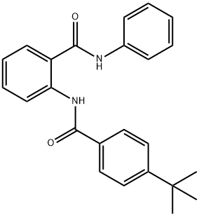 2-{[4-(tert-butyl)benzoyl]amino}-N-phenylbenzamide Struktur