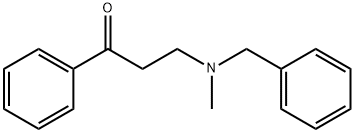 1-Propanone, 3-[methyl(phenylmethyl)amino]-1-phenyl- Struktur