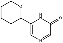 6-(tetrahydro-2H-pyran-2-yl)pyrazin-2-ol Struktur