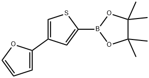 4-(2-Furyl)thiophene-2-boronic acid pinacol ester Struktur