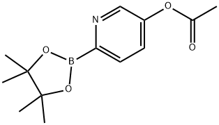 5-(Acetoxy)pyridine-2-boronic acid pinacol ester Struktur