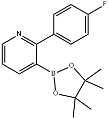 2-(4-Fluorophenyl)pyridine-3-boronic acid pinacol ester Struktur