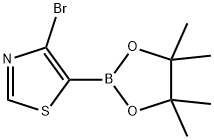 4-Bromothiazole-5-boronic acid pinacol ester Struktur