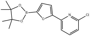 5-(6-Chloro-2-pyridyl)furan-2-boronic acid pinacol ester Struktur