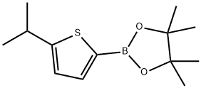 5-(iso-Propyl)thiophene-2-boronic acid pinacol ester Struktur