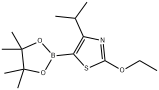 4-(iso-Propyl)-2-ethoxythiazole-5-boronic acid pinacol ester Struktur