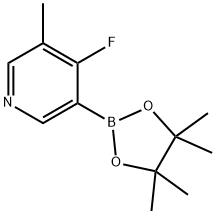 4-Fluoro-3-methylpyridine-5-boronic acid pinacol ester Struktur