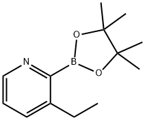 3-Ethylpyridine-2-boronic acid pinacol ester Struktur