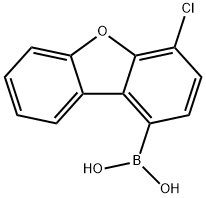 Boronic acid, B-(4-chloro-1-dibenzofuranyl)- Struktur