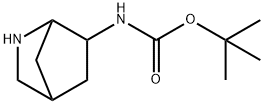 tert-butyl N-{2-azabicyclo[2.2.1]heptan-6-yl}carbamate Struktur