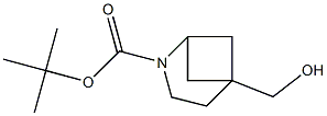 tert-butyl 5-(hydroxymethyl)-2-azabicyclo[3.1.1]heptane-2-carboxylate Struktur