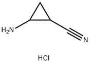 2-aminocyclopropane-1-carbonitrile hydrochloride Struktur