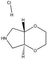 (4aS,7aS)-hexahydro-5H-[1,4]dioxino[2,3-c]pyrrole hydrochloride Struktur