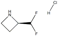 (2R)-2-(difluoromethyl)azetidine hydrochloride Struktur