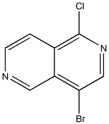 4-bromo-1-chloro-2,6-naphthyridine Struktur