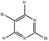 2,5-dibromopyrimidine-4,6-d2 Struktur