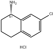 (1S)-7-CHLORO-1,2,3,4-TETRAHYDRONAPHTHYLAMINE HCL Struktur