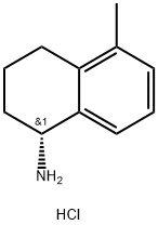 (R)-5-METHYL-1,2,3,4-TETRAHYDRO-NAPHTHALEN-1-YLAMINE HYDROCHLRIDE Struktur