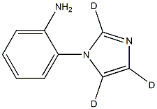 2-(1H-imidazol-1-yl-d3)aniline Struktur