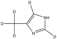 4-(methyl-d3)-1H-imidazole-2,5-d2 Struktur