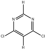 4,6-dichloropyrimidine-2,5-d2 Struktur