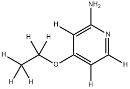 4-(ethoxy-d5)pyridin-3,5,6-d3-2-amine Struktur