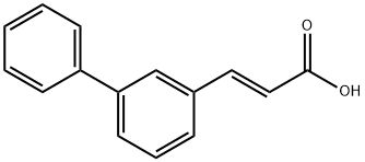 3-(1,1'-biphenyl-3-yl)acrylic acid Struktur