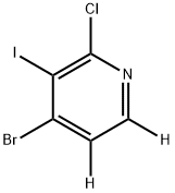 4-bromo-2-chloro-3-iodopyridine-5,6-d2 Struktur