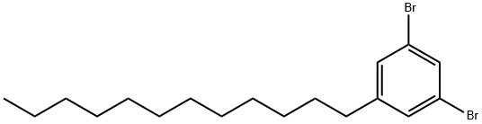 1,3-Dibromo-5-dodecylbenzene Struktur