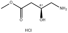 (S)-Methyl 4-amino-3-hydroxybutanoate hydrochloride Struktur